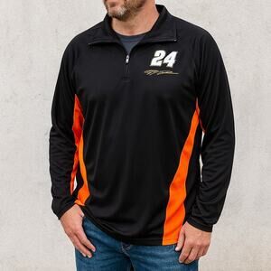 NWOT HENDRICK MOTORSPORTS #24 Jeff Gordon 1/4 zip performance shirt sz XL NASCAR